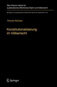Produktbild: Konstitutionalisierung im V&ouml;lkerrecht