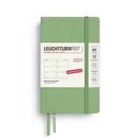 Produktbild: Wochenkalender Pocket (A6) 2027, Salbei, Deutsch