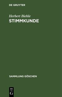Produktbild: Stimmkunde