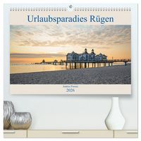 Produktbild: Urlaubsparadies R&uuml;gen (hochwertiger Premium Wandkalender 2026 DIN A2 quer), Kunstdruck in Hochglanz