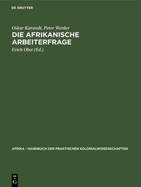 Produktbild: Die afrikanische Arbeiterfrage