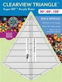Produktbild: Baker, M: Clearview Triangle Super 60 Degrees Acrylic Ruler