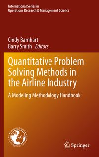 Produktbild: Quantitative Problem Solving Methods in the Airline Industry