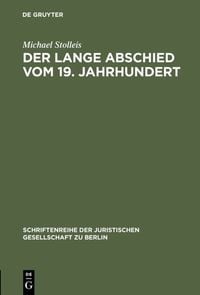 Produktbild: Der lange Abschied vom 19. Jahrhundert