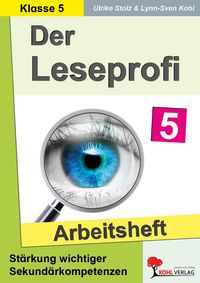 Produktbild: Der Leseprofi / Arbeitsheft - Fit durch Lesetraining / Klasse 5