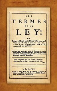 Produktbild: Les Termes de la Ley