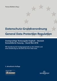 Produktbild: Datenschutz-Grundverordnung General Data Protection Regulation