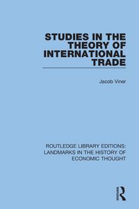 Produktbild: Studies in the Theory of International Trade