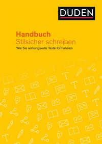 Produktbild: Handbuch Stilsicher schreiben