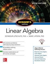 Produktbild: Linear Algebra - Schaum&acute;s outlines