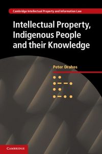 Produktbild: Intellectual Property, Indigenous People and their Knowledge