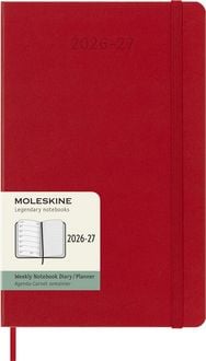 Produktbild: Moleskine 18 Monate Wochen Notizk. 26/27 A5 1W=1S Geb Rot