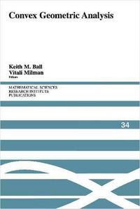 Produktbild: Convex Geometric Analysis