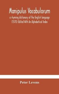 Produktbild: Manipulus Vocabulorum