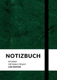 Produktbild: Notizbuch A4 dotted - 100 Seiten Soft Cover - gr&uuml;n