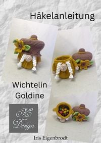 Produktbild: H&auml;kelanleitung Wichtelin Goldine