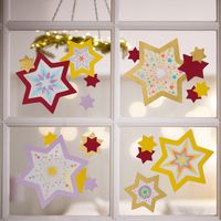 Produktbild: Bastelset - Fensterbild Sternenregen