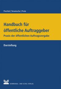 Produktbild: Handbuch f&uuml;r &ouml;ffentliche Auftraggeber