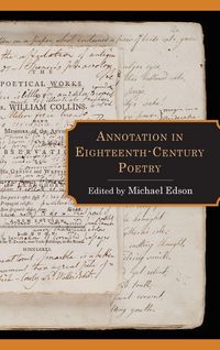 Produktbild: Annotation in Eighteenth-Century Poetry