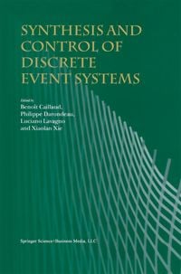 Produktbild: Synthesis and Control of Discrete Event Systems
