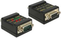 Produktbild: Delock 87713 VGA-Steckverbinder D-SUB-Buchse 9pol. - D-SUB-Stecker 9pol. 1St.