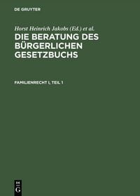 Produktbild: Familienrecht I