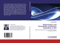 Produktbild: Deformation and Drawability of Nimonic Superalloy C-263