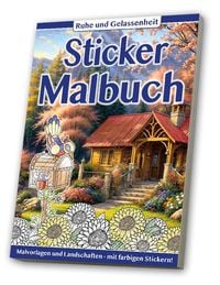Produktbild: Sticker Malbuch: Erwachsene - Ruhe & Gelassenheit