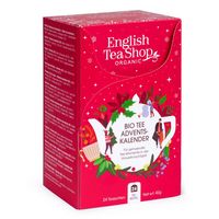Produktbild: English Tea Shop Elfen Dorf Tee Adventskalender Rot mit 24 verschiedenen BIO Tees