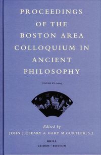 Produktbild: Proceedings of the Boston Area Colloquium in Ancient Philosophy