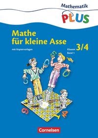 Produktbild: Mathe f&uuml;r kleine Asse 3/4 Schuljahr. Kopiervorlagen