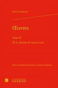 Produktbild: Oeuvres tome 2 De la division du travail social