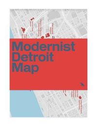 Produktbild: Modernist Detroit Map