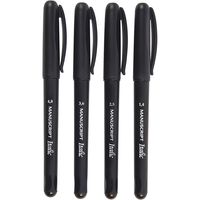 Produktbild: Creativ Company Kalligrafie-Marker, Strichst&auml;rke, 1,4+2,5+3,6+4,8 mm, Schwarz, 4 Stk