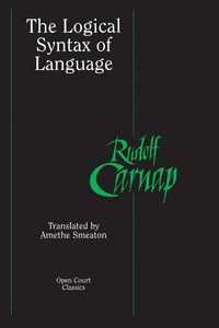 Produktbild: The Logical Syntax of Language