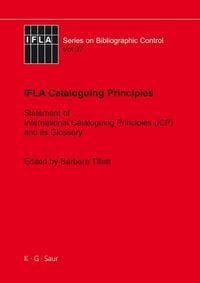 Produktbild: IFLA Cataloguing Principles
