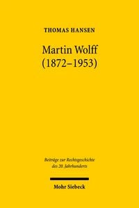 Produktbild: Martin Wolff (1872-1953)