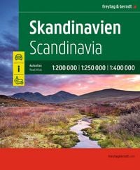 Produktbild: Freytag & berndt Autoatlas Skandinavien 1:200.000