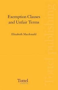 Produktbild: Exemption Clauses and Unfair Terms: Second Edition