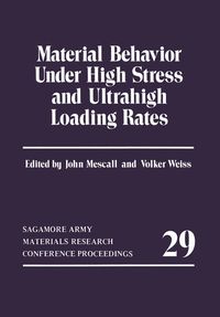 Bild vom Artikel Material Behavior Under High Stress and Ultrahigh Loading Rates vom Autor 