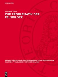 Produktbild: Zur Problematik der Felsbilder