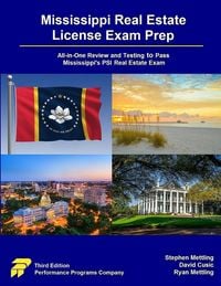 Produktbild: Mississippi Real Estate License Exam Prep