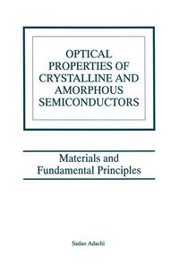 Produktbild: Optical Properties of Crystalline and Amorphous Semiconductors