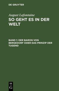 Produktbild: Der Baron von Bergedorf oder das Prinzip der Tugend