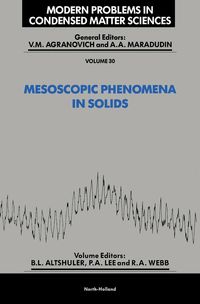 Produktbild: Mesoscopic Phenomena in Solids