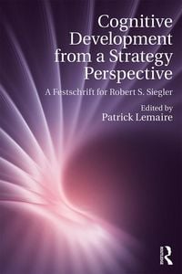 Produktbild: Cognitive Development from a Strategy Perspective