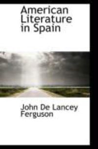 Produktbild: American Literature in Spain