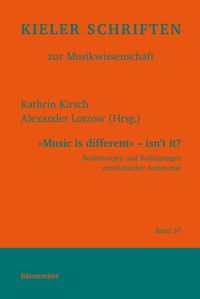 Bild vom Artikel "Music is different" - isn´t it? vom Autor 