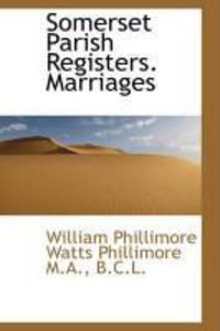 Produktbild: Somerset Parish Registers. Marriages