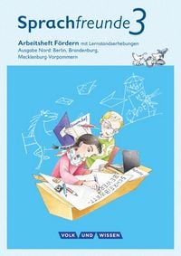 Produktbild: Sprachfreunde 3. Schuljahr - Arbeitsheft Fördern. Ausgabe Nord